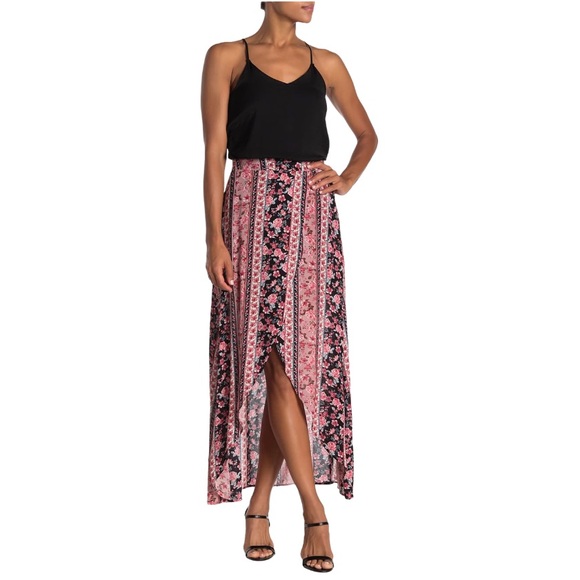 love, Fire Dresses & Skirts - NWT love, Fire | Faux Wrap Maxi Skirt